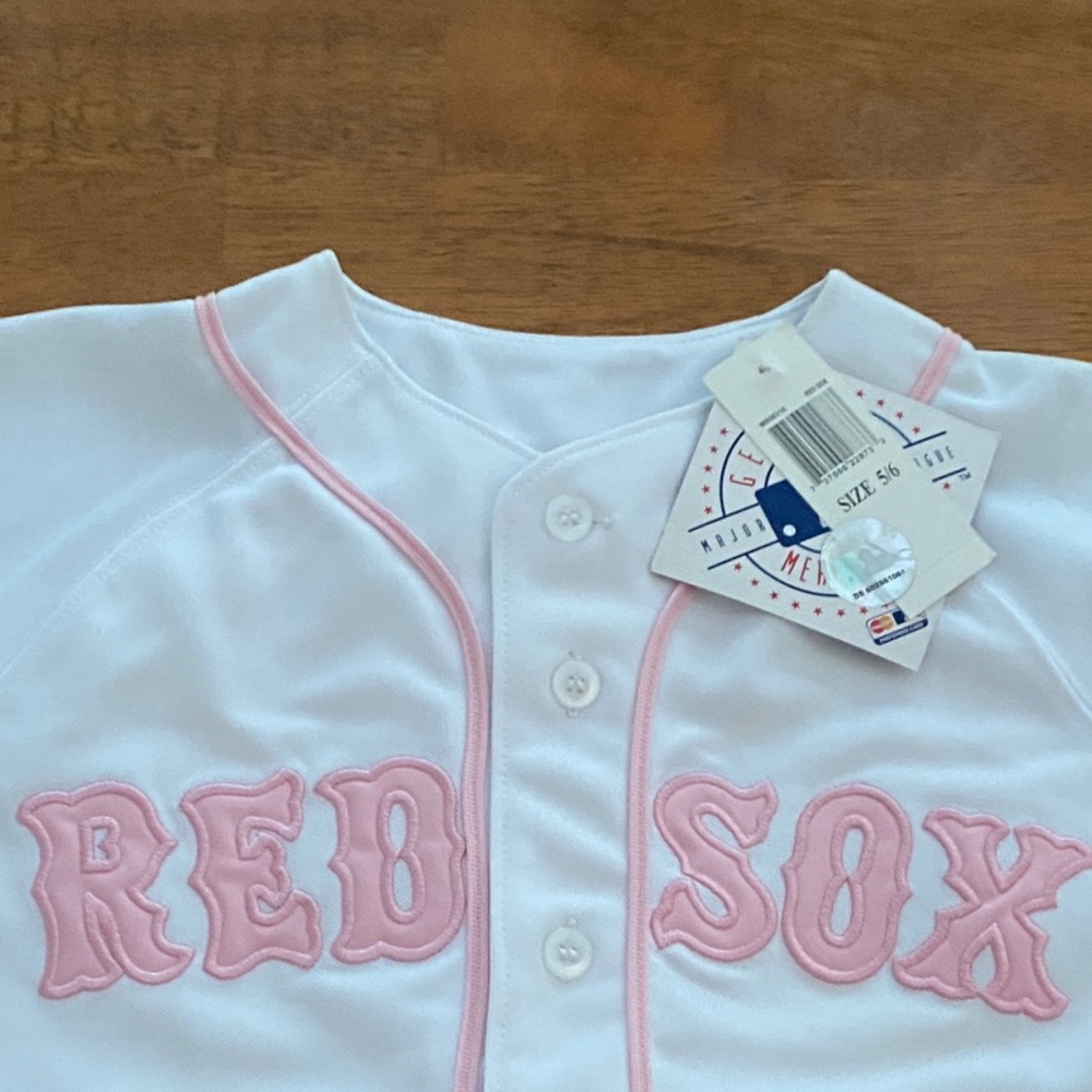 Pink Red Sox Kids Jersey